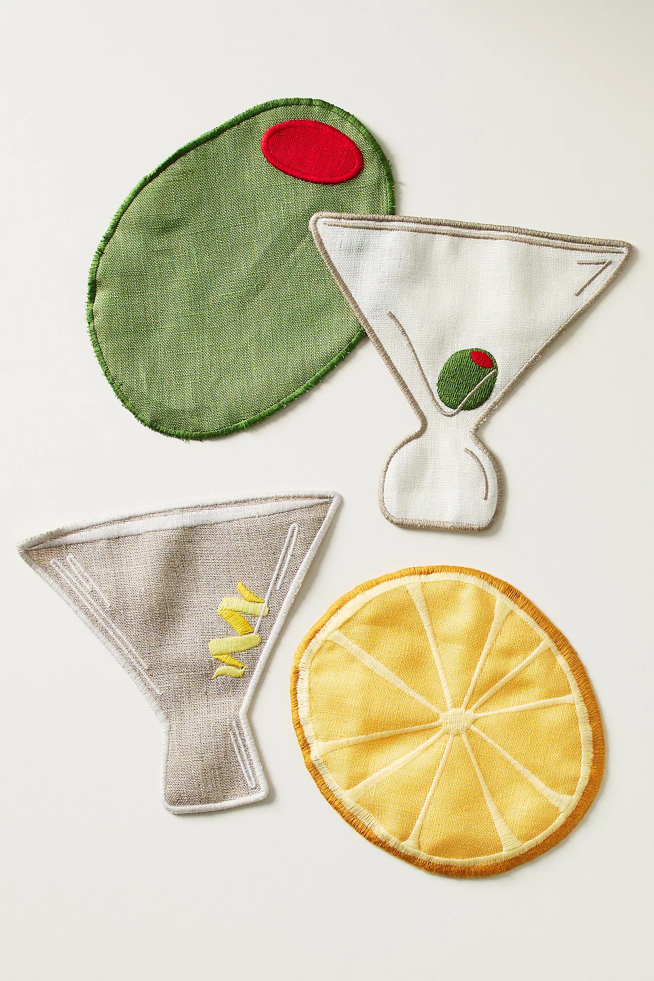 Martini Cocktail Napkins (Set of Four)