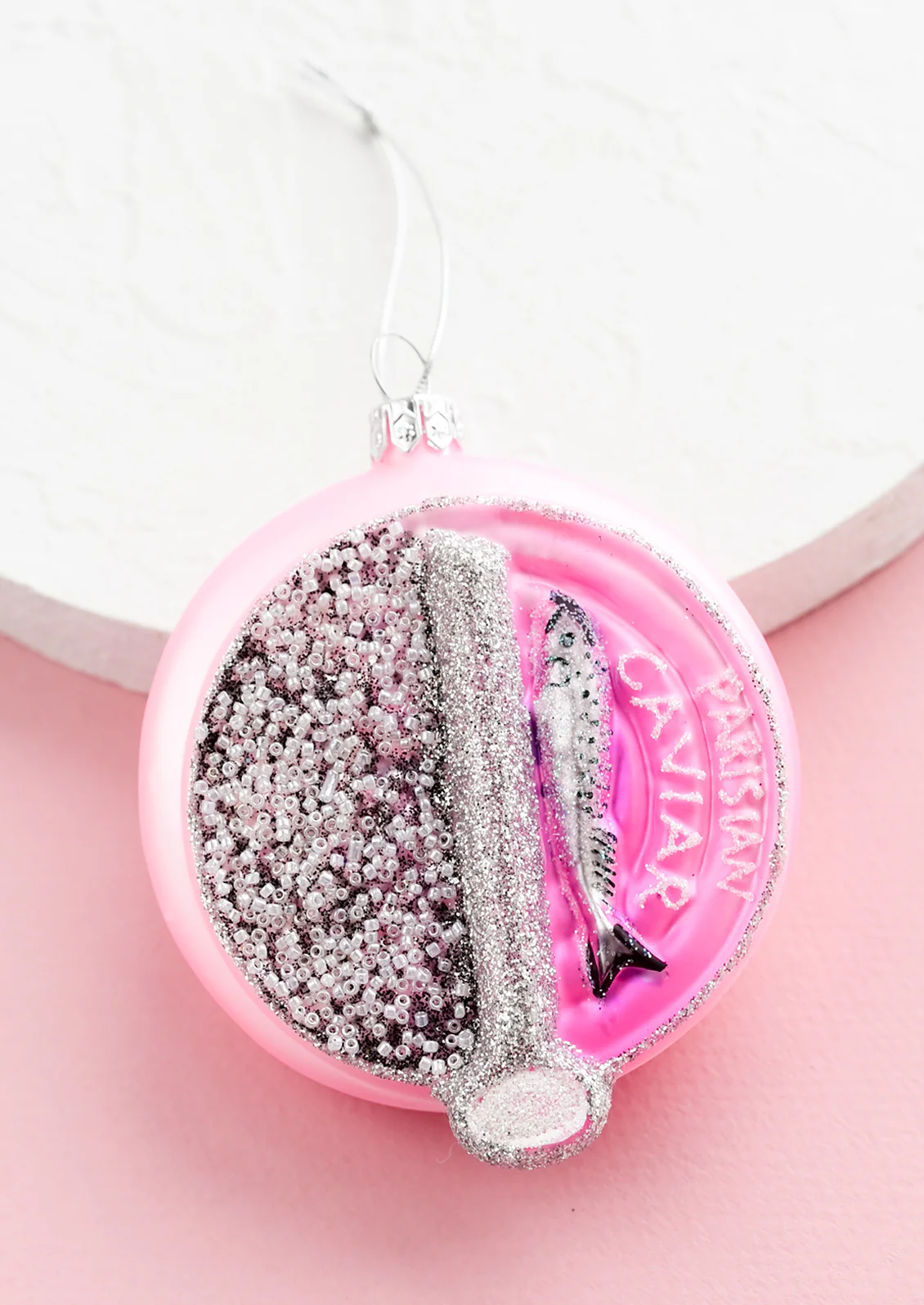 Pink Caviar Ornament