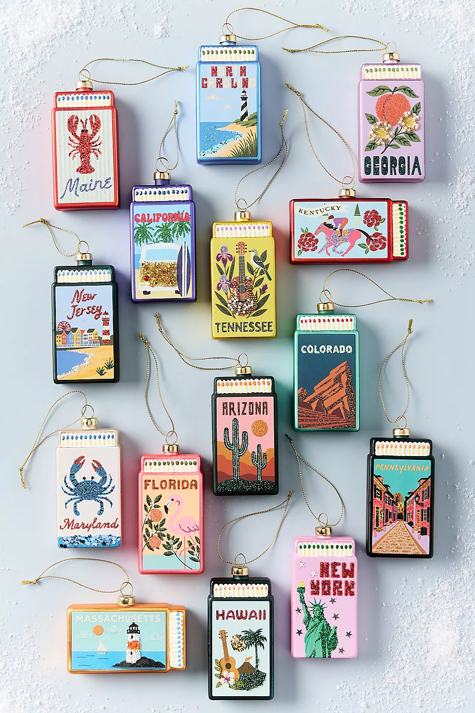 Georgia Matchbook Ornament