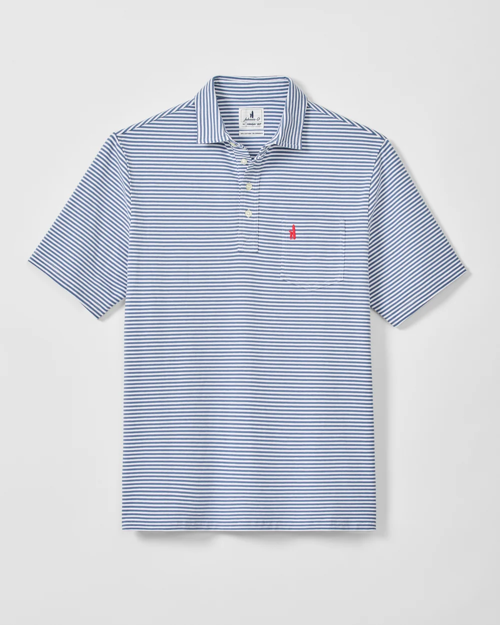 Jacks Stripe Original 4-Button Polo