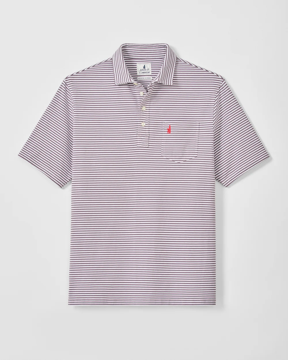 Jacks Stripe Original 4-Button Polo