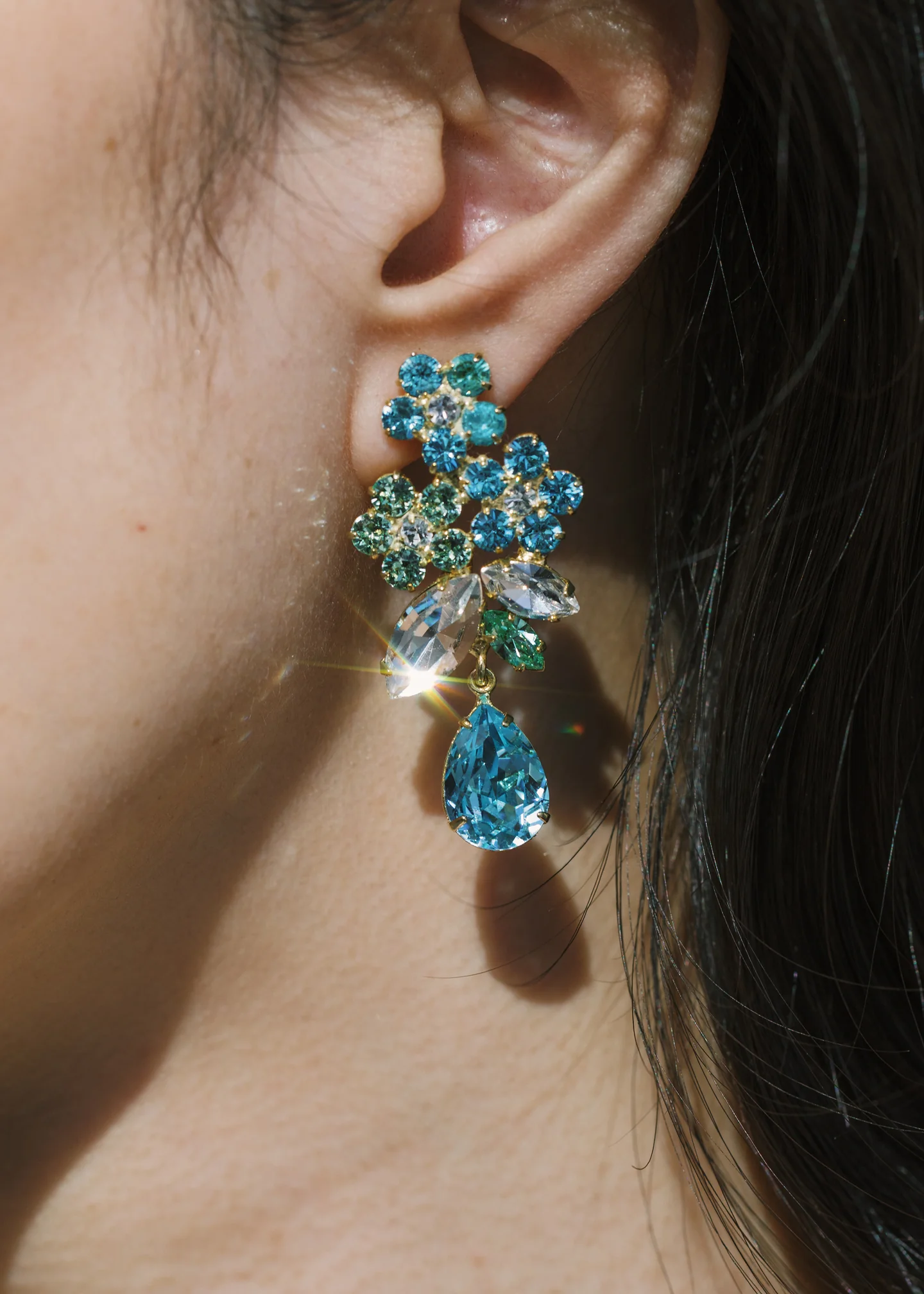 Bouquet Earrings - Bluebell