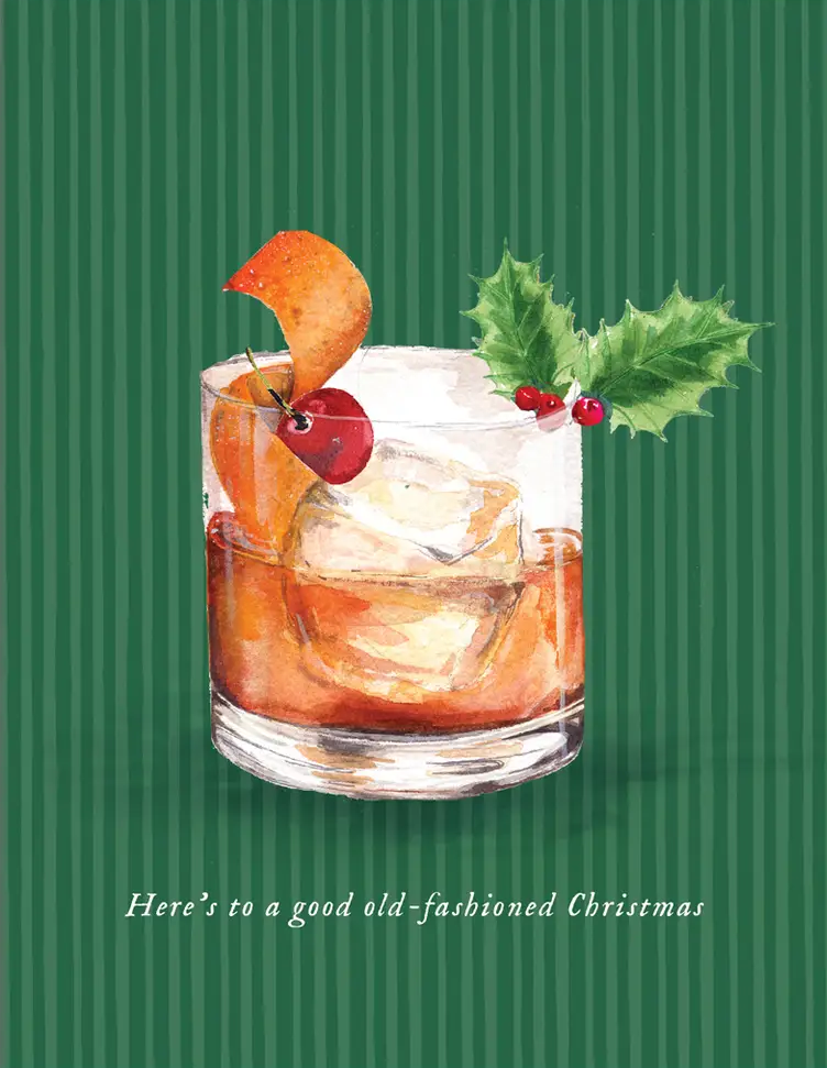 Here's to a Good Old-Fashioned Christmas Greeting Card - Boxed Set