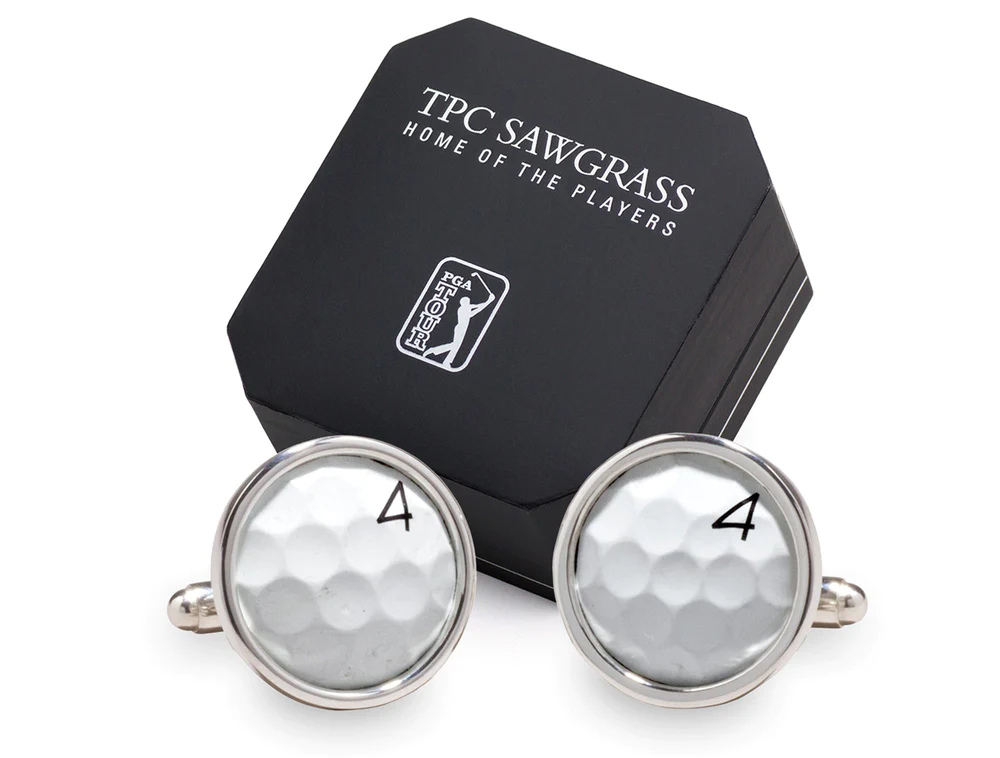 TPC Sawgrass Golf Ball Cufflinks