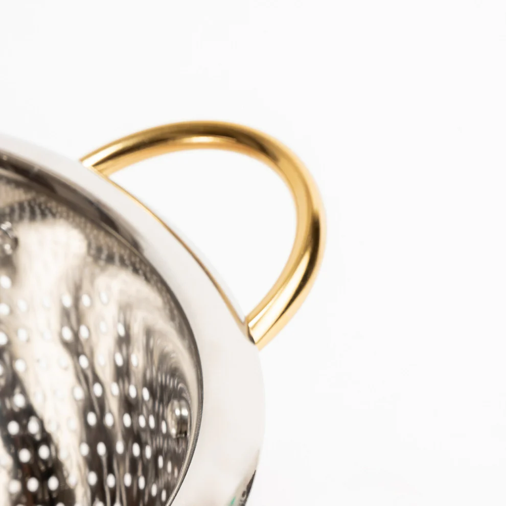 Colum Steel Colander Nude