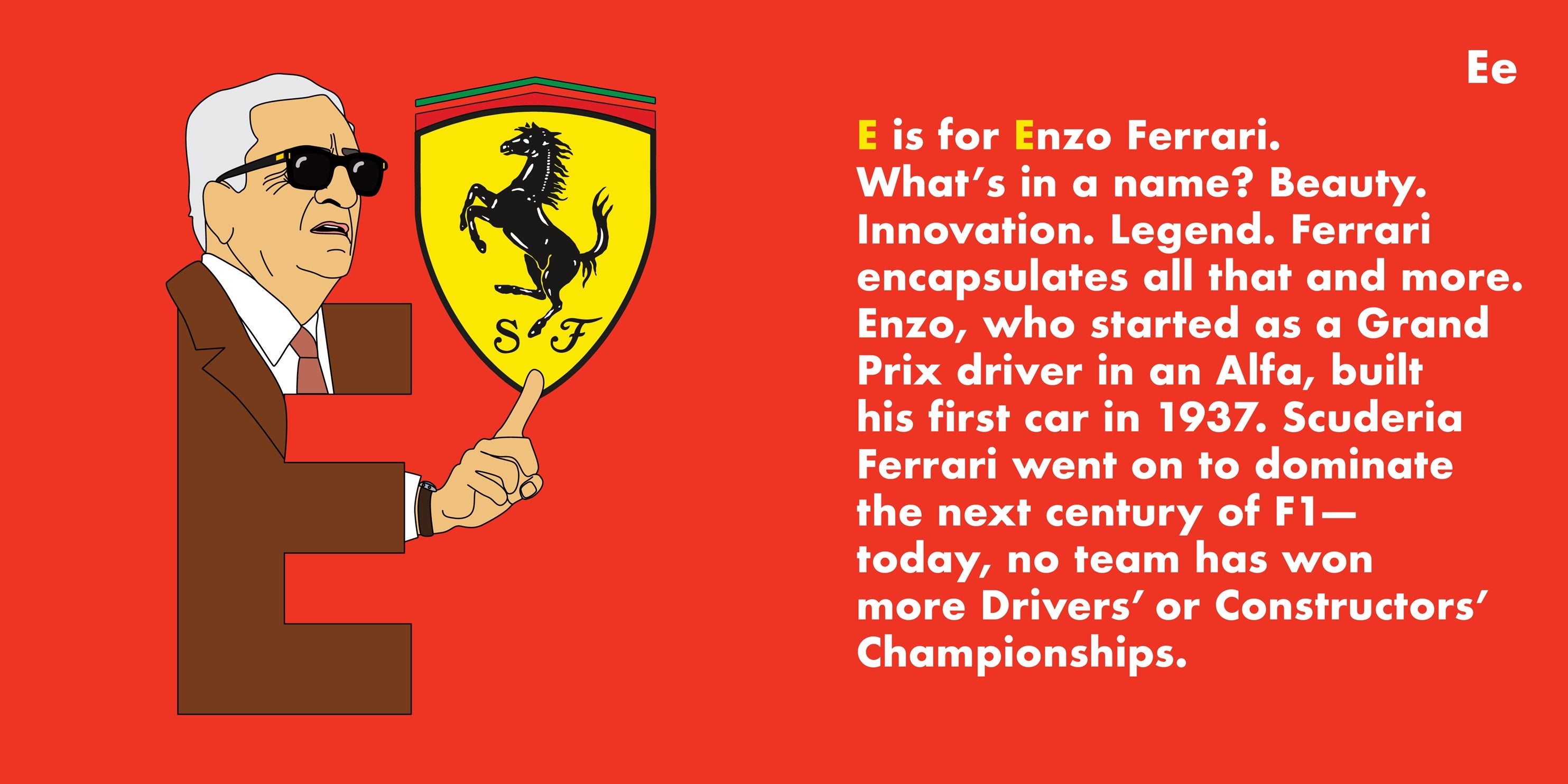 F1 Legends Alphabet