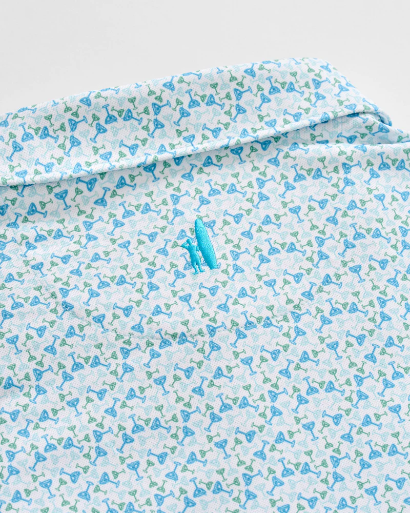 Cocktail Time Performance Mesh Polo