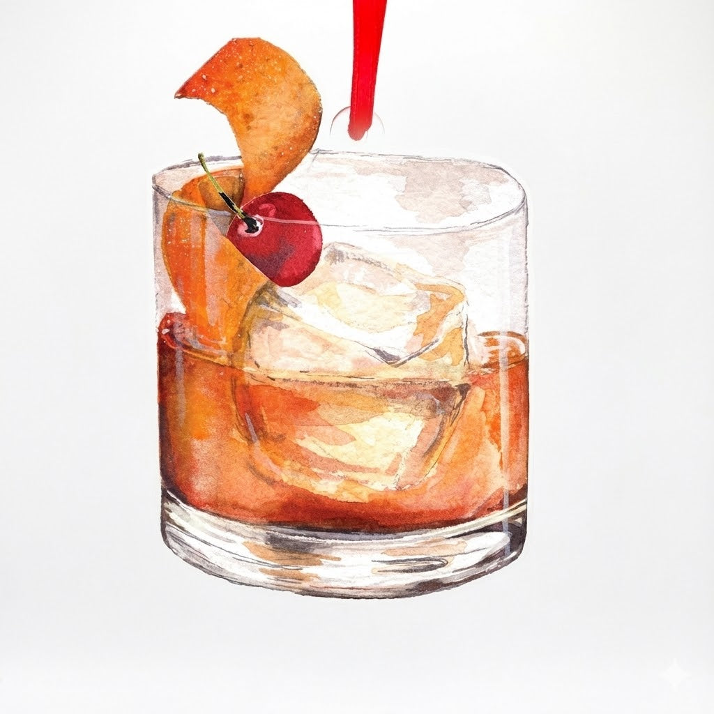 Old-Fashioned Eggnog Acrylic Christmas Ornament