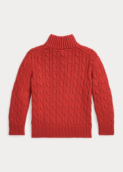 Boys Cotton Half Zip Sweater
