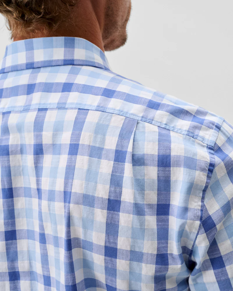 Candlar Check Cotton Button Down Shirt