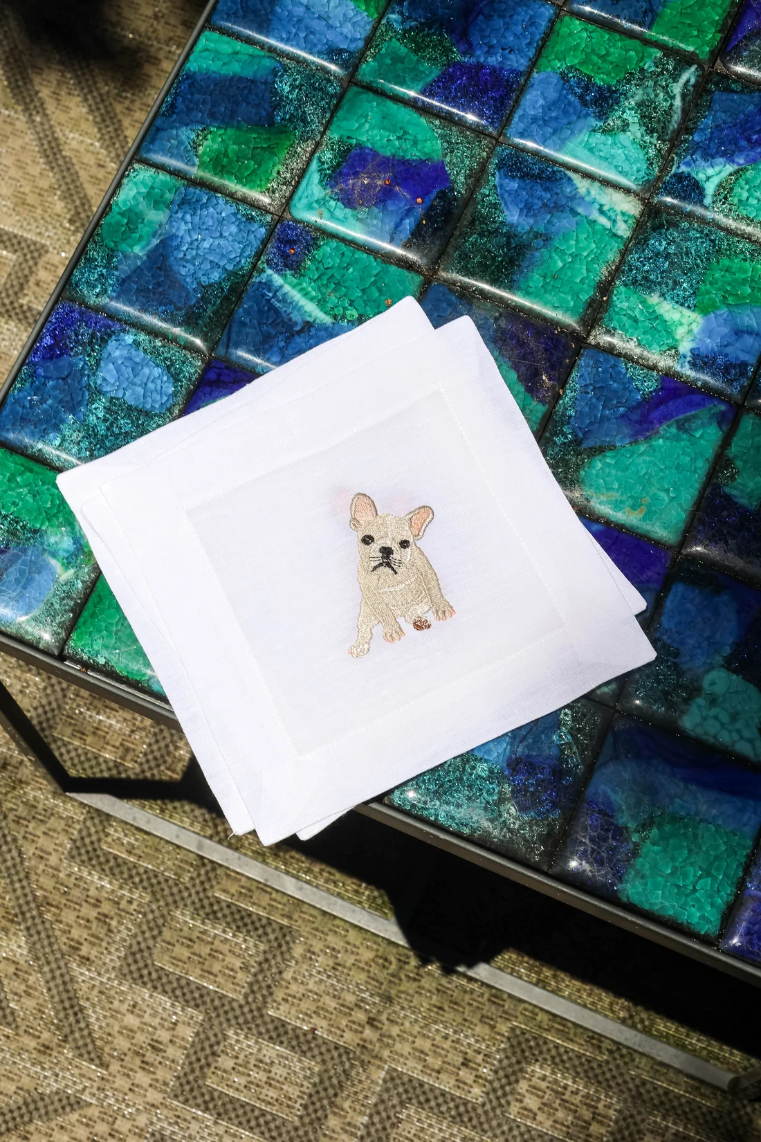 French Bulldog Cocktail Napkins
