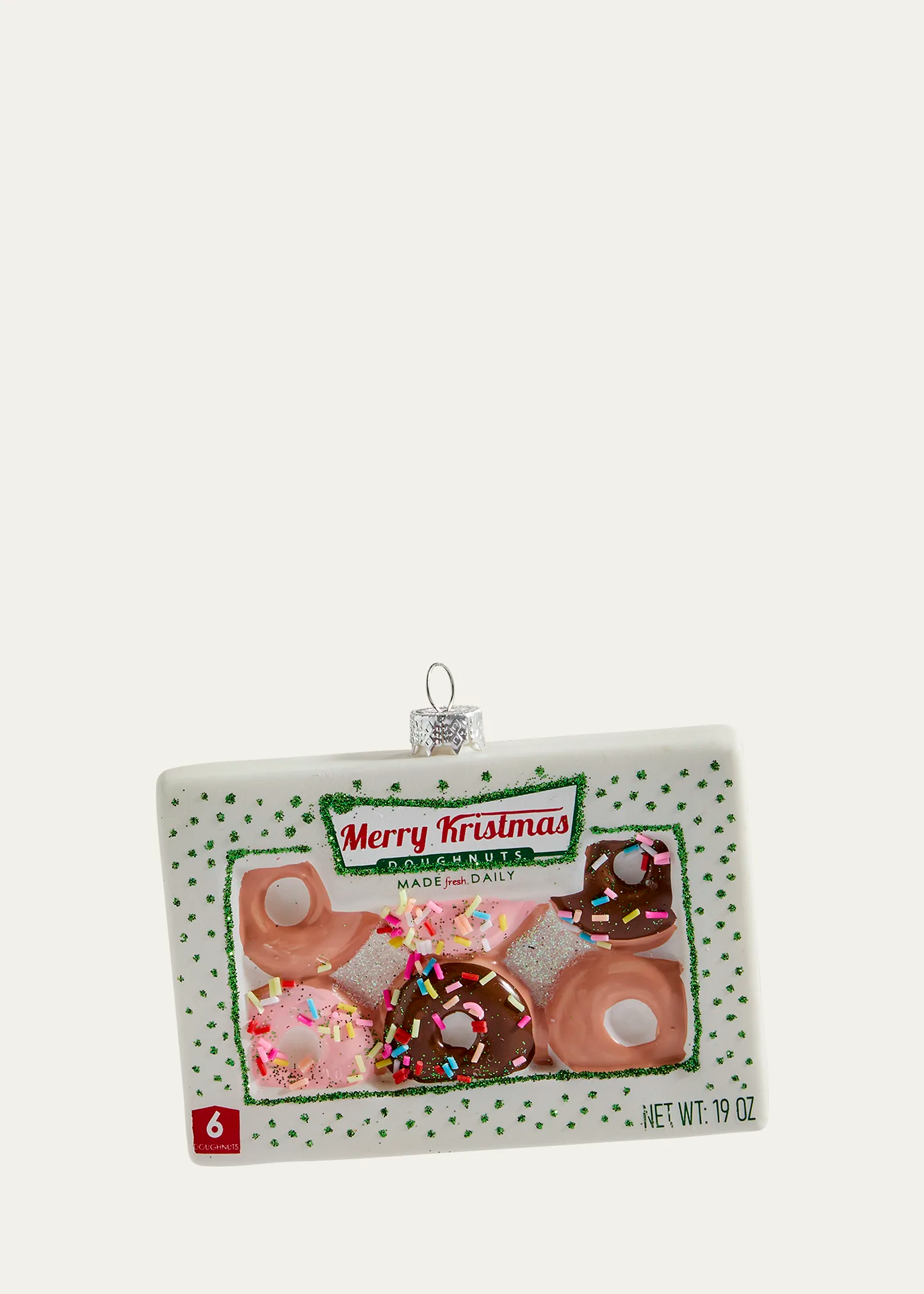 Merry Christmas Doughnuts Ornament