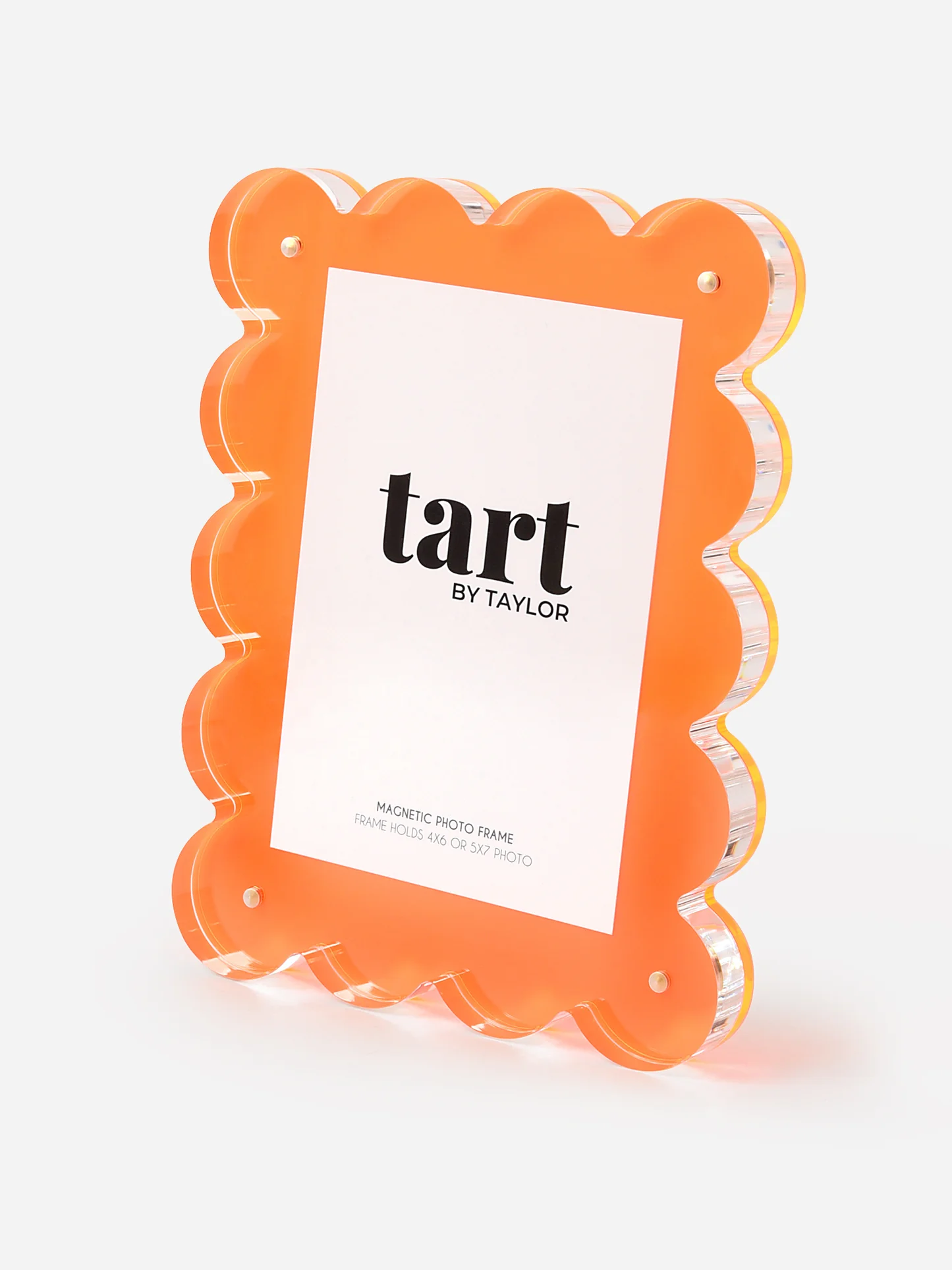 Neon Orange Acrylic Picture Frame