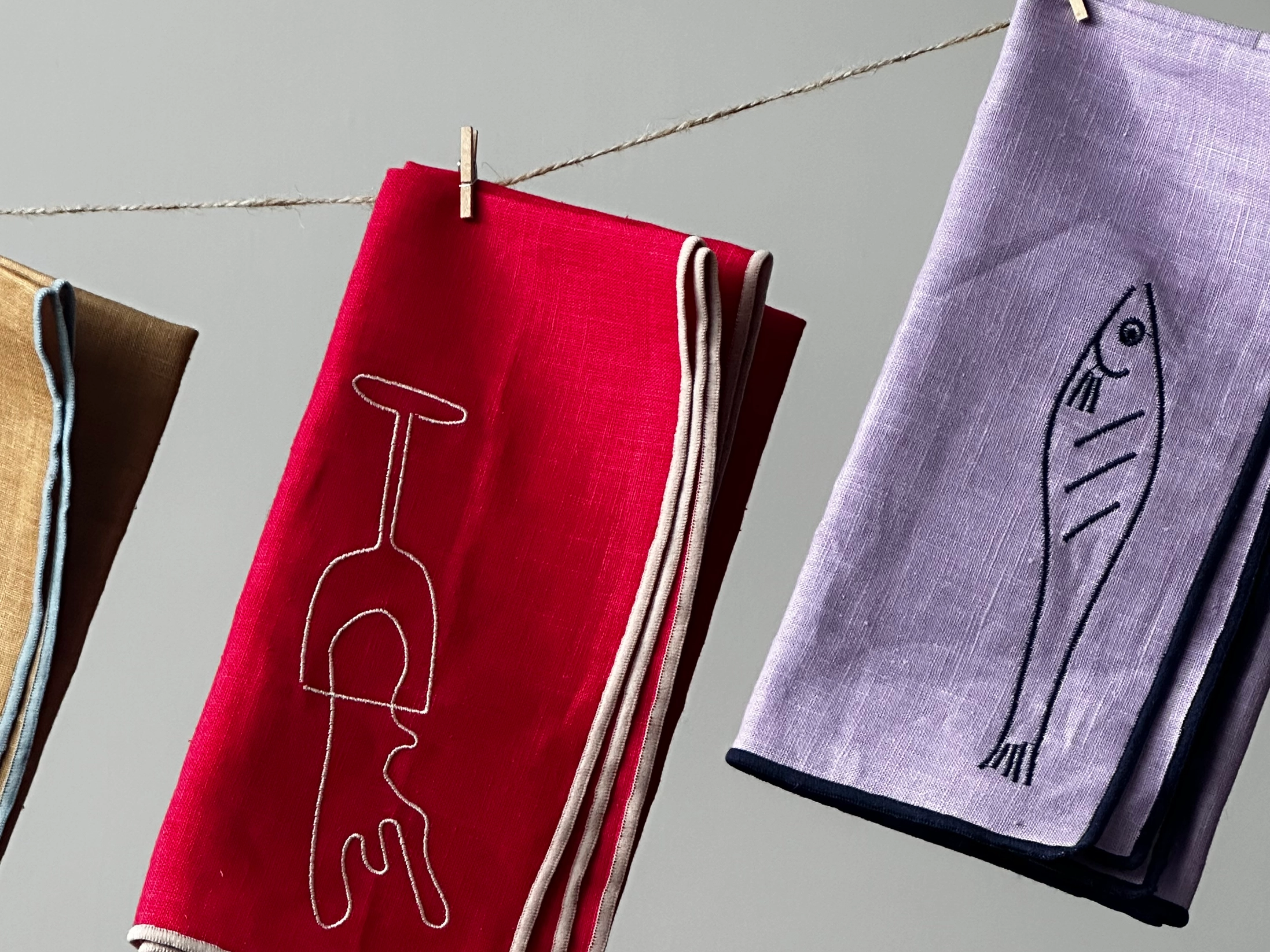 Fish Napkins - Set of 2