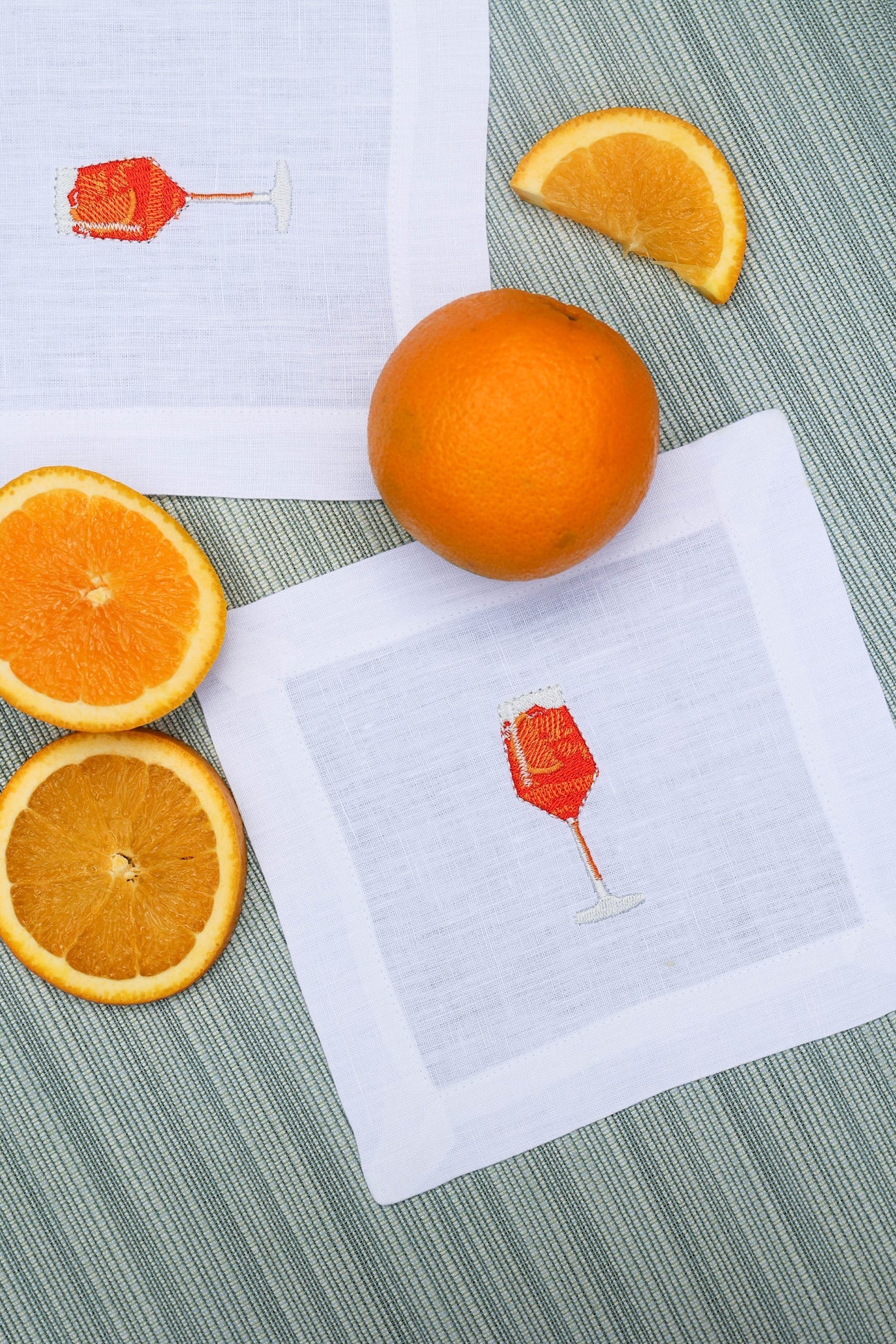 Aperol Spritz Cocktail Napkins