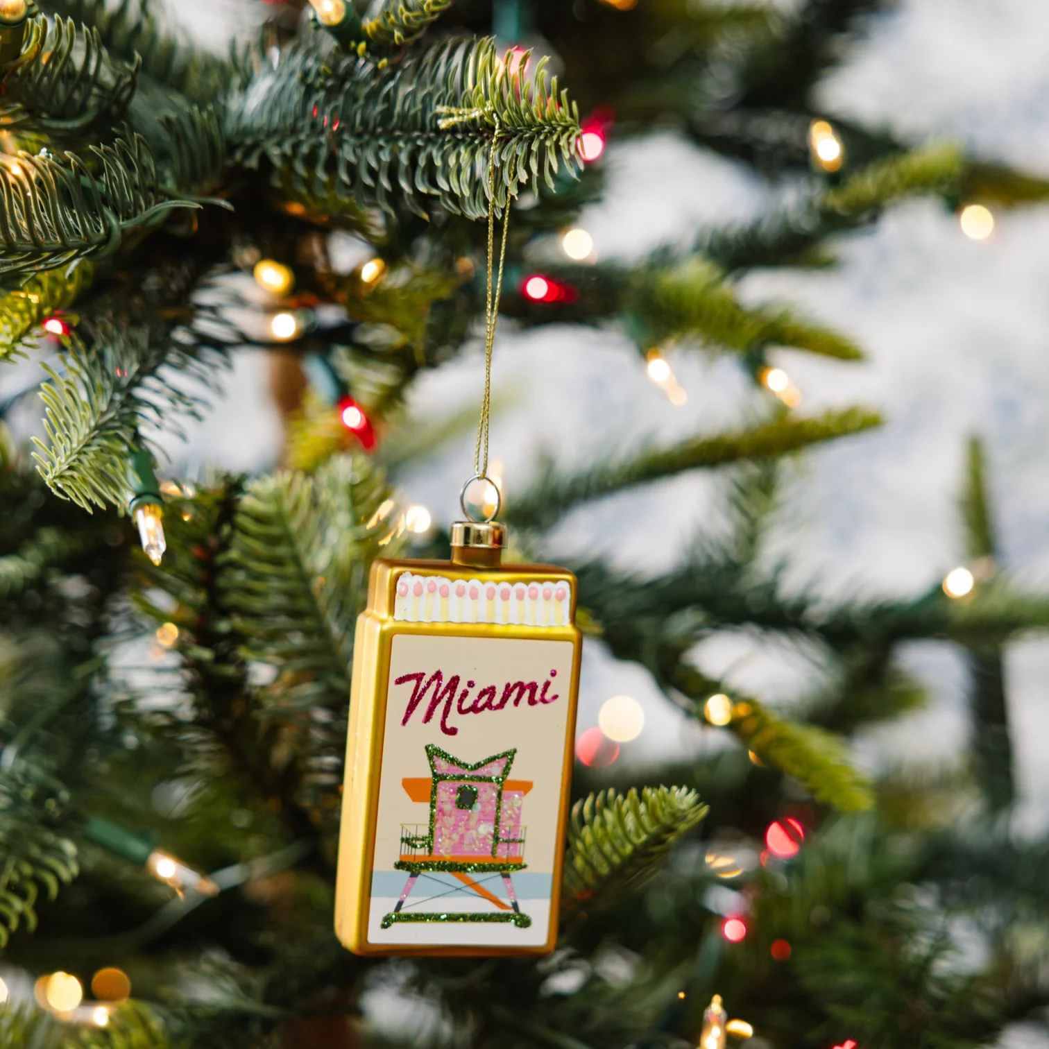 Matchbook Ornament - Miami