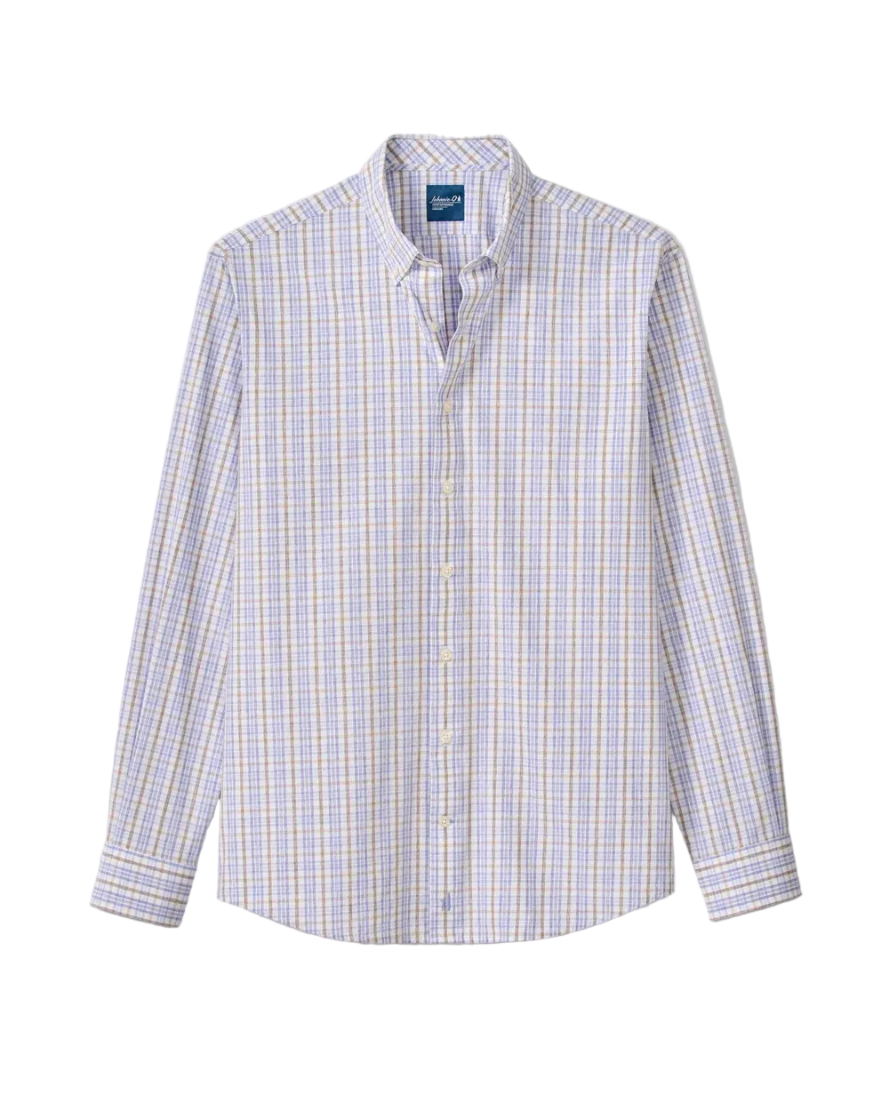 Checkered shirt on a light gray background
