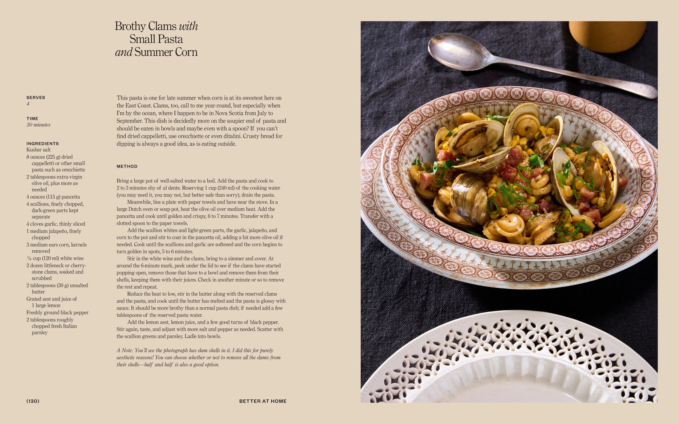 BETTER AT HOME: RECIPES FOR BIG NIGHTS IN
