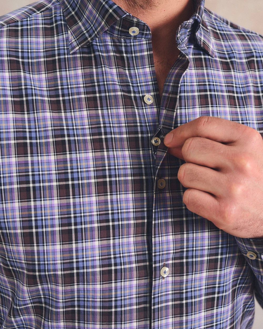 MERCED MULTI CHECK Top Shelf Cotton Button Down Shirt