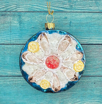 Plate of Oysters Ornament