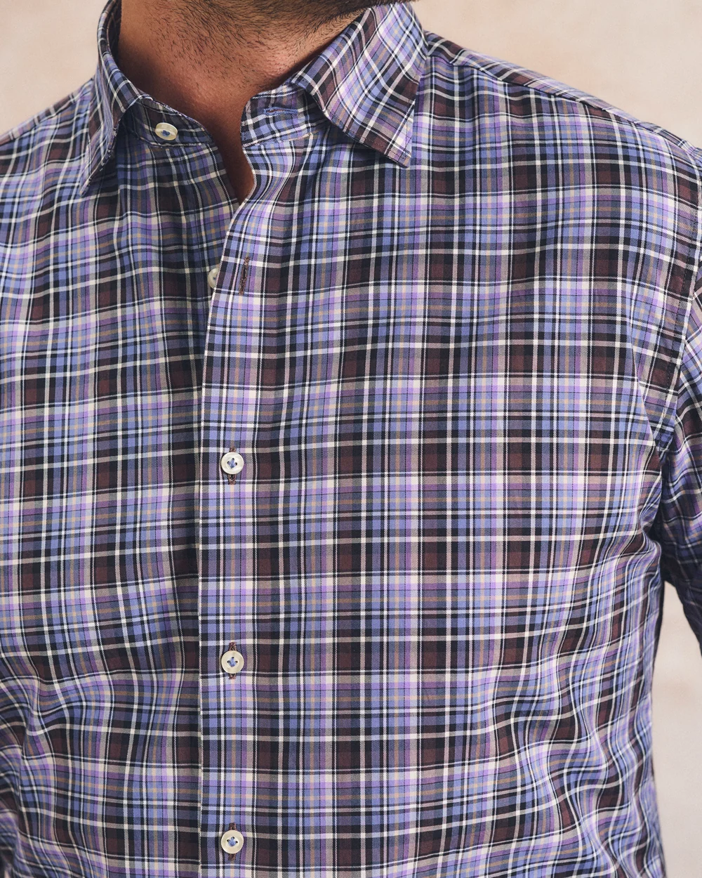 MERCED MULTI CHECK Top Shelf Cotton Button Down Shirt