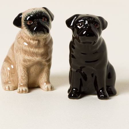 Pug Salt & Pepper Shakers