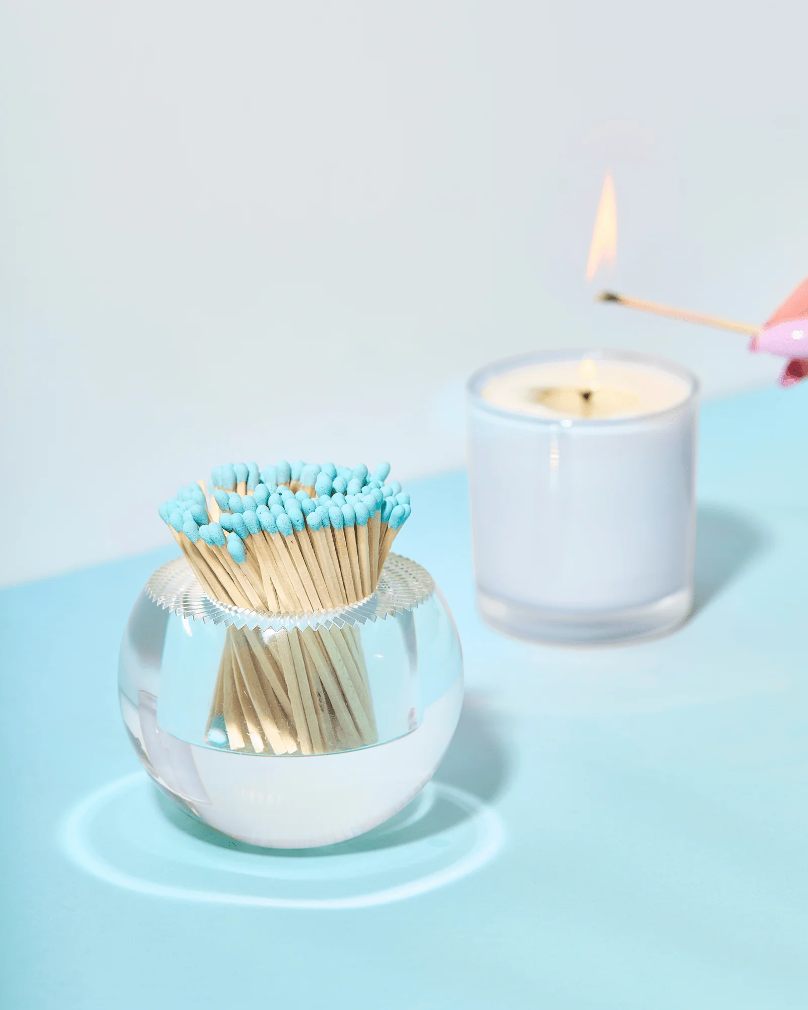 Match Striker in Light Blue