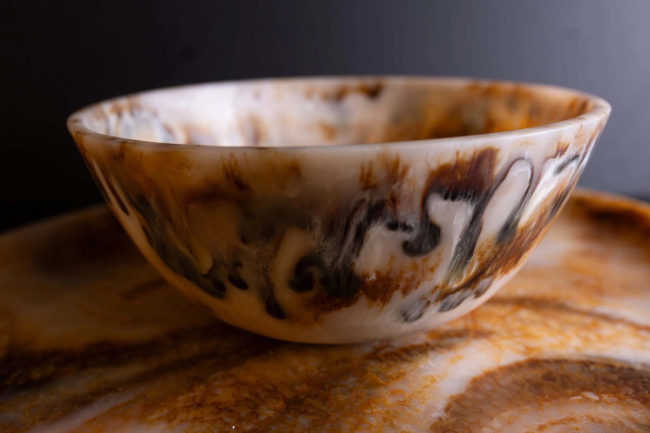 Tortoiseshell Salad Bowl