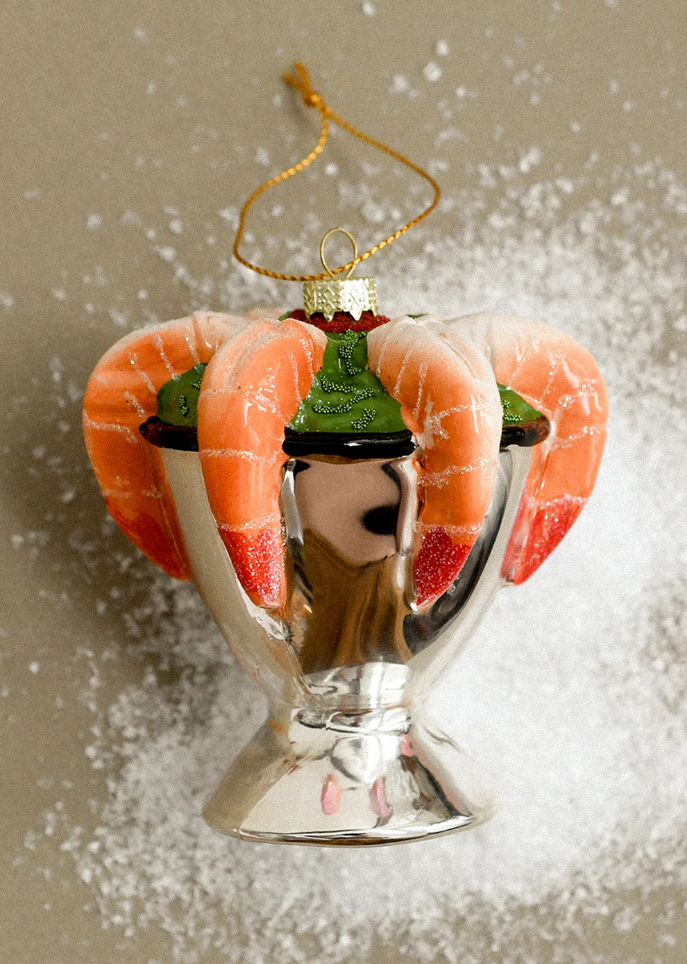 Shrimp Cocktail Ornament