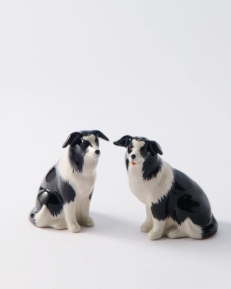 Border Collie Salt & Pepper Shakers