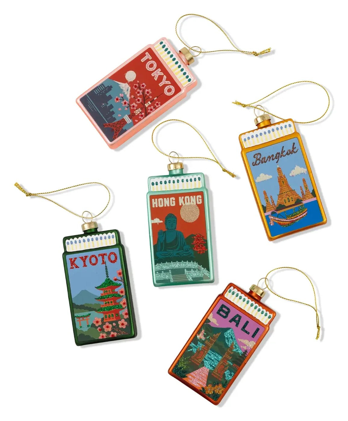 Kyoto Matchbook Ornament
