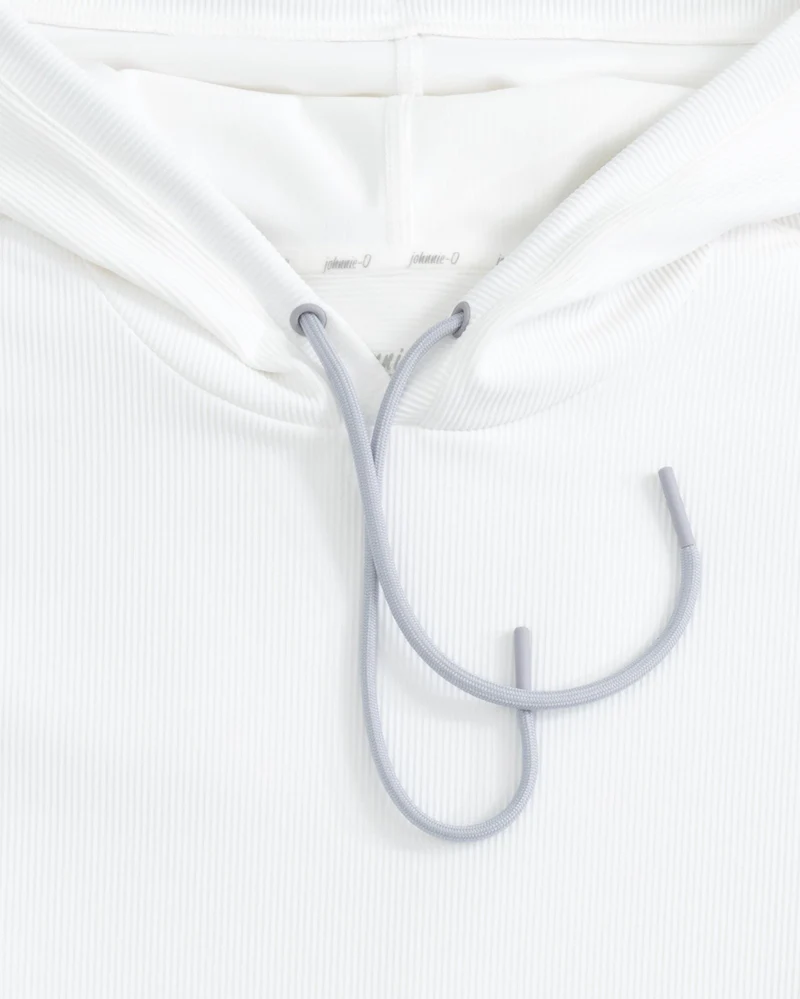 Hoppin Ribbed Knit Performance Hoodie