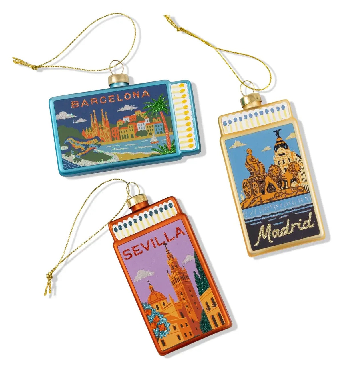 Madrid Matchbook Ornament