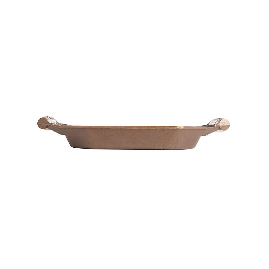 12 inch Cast Iron Double Handle Grill Pan