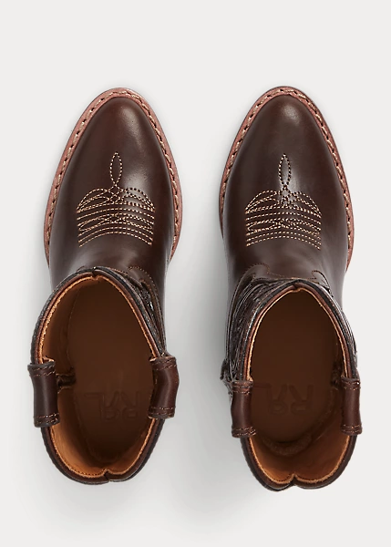 RRL Mini Plainview Hand-Tooled Leather Boot