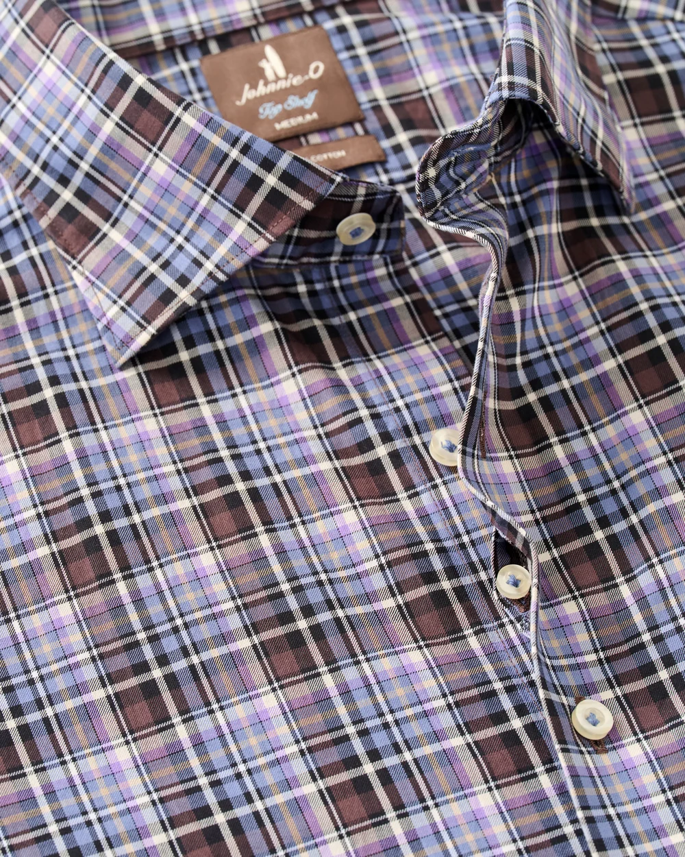 MERCED MULTI CHECK Top Shelf Cotton Button Down Shirt