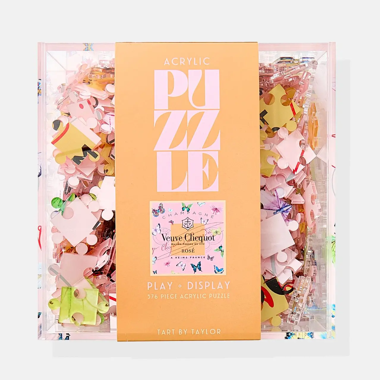 Rose Butterfly Acrylic Puzzle