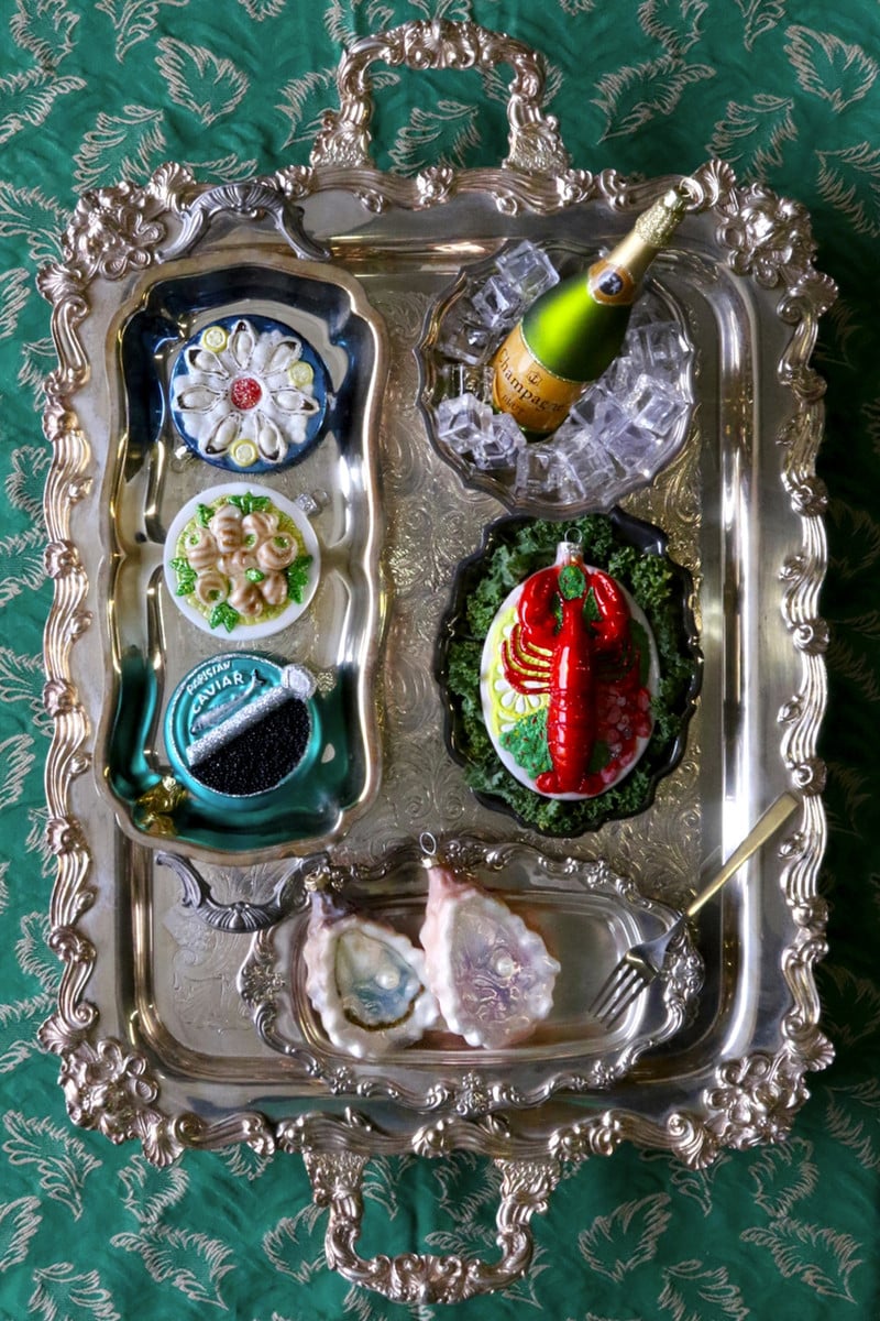 Caviar Green Ornament