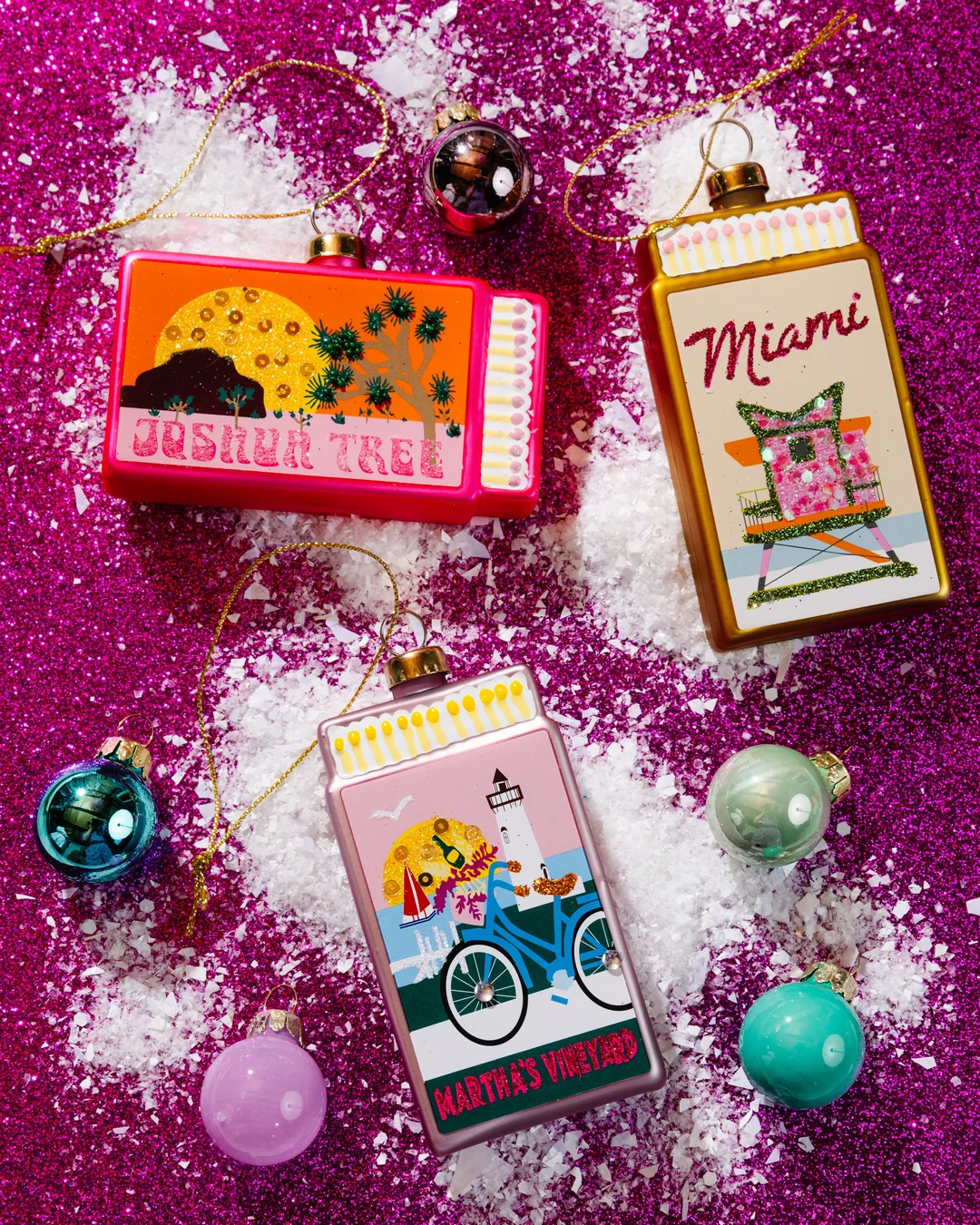 Miami Matchbook Ornament