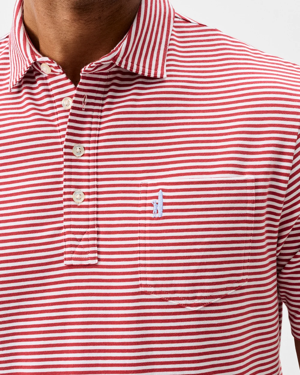 Jacks Stripe Original 4-Button Polo