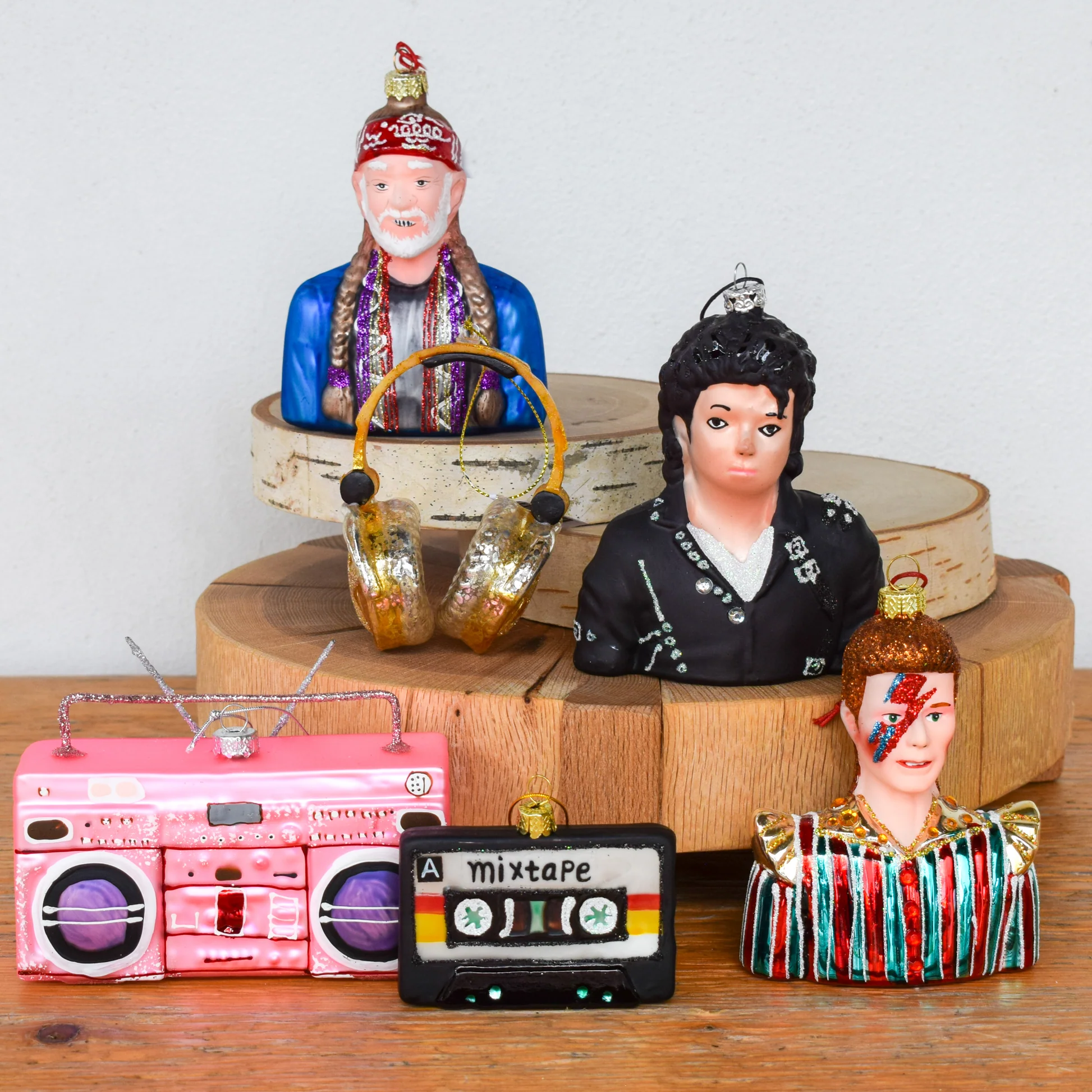 Pink Boom Box Ornament