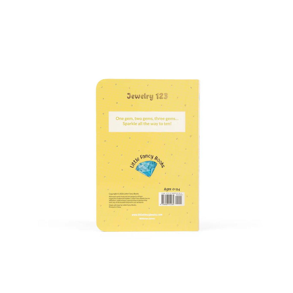 Jewelry 1 2 3 Board Book