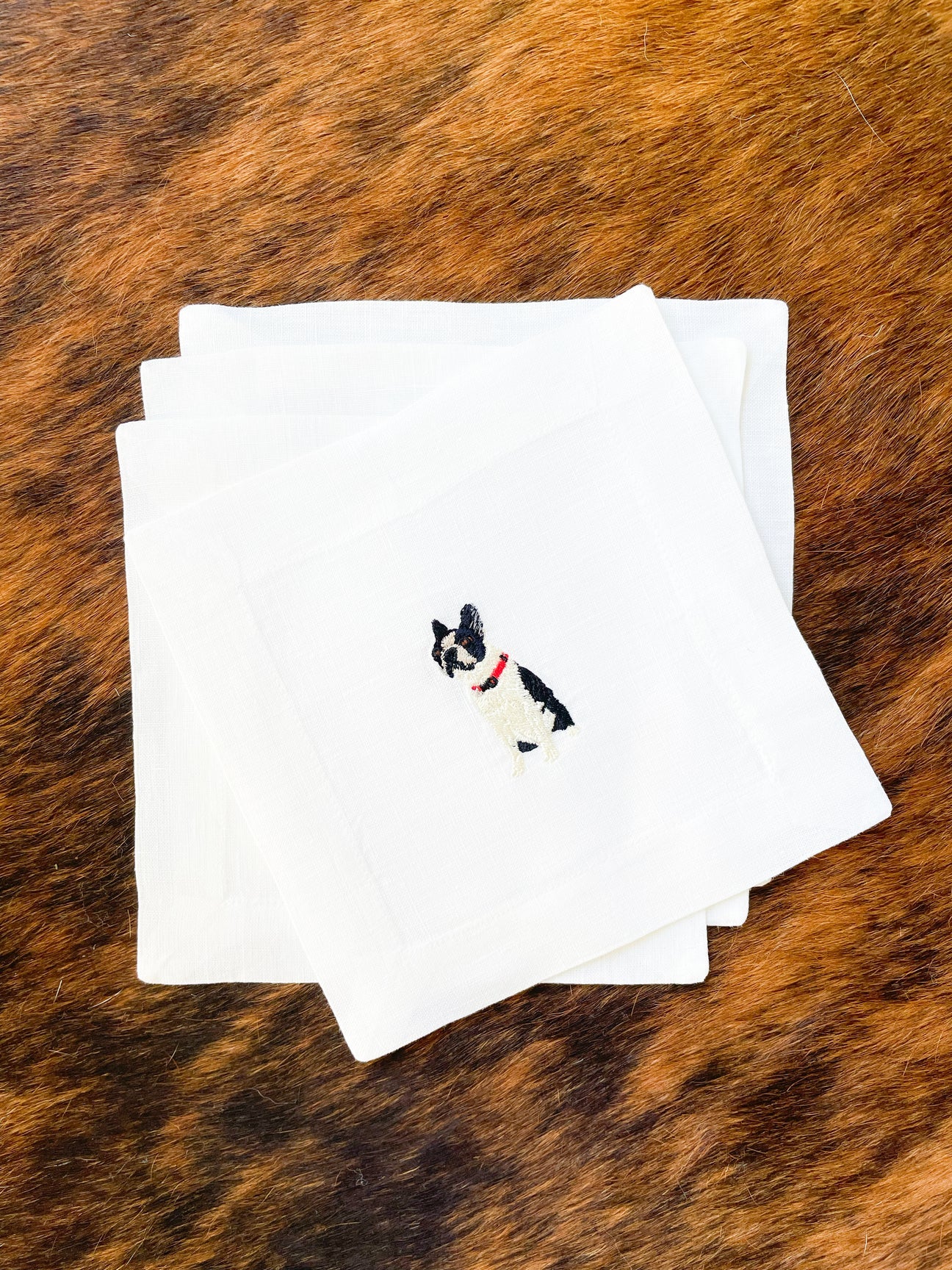 Boston Terrier Cocktail Napkins