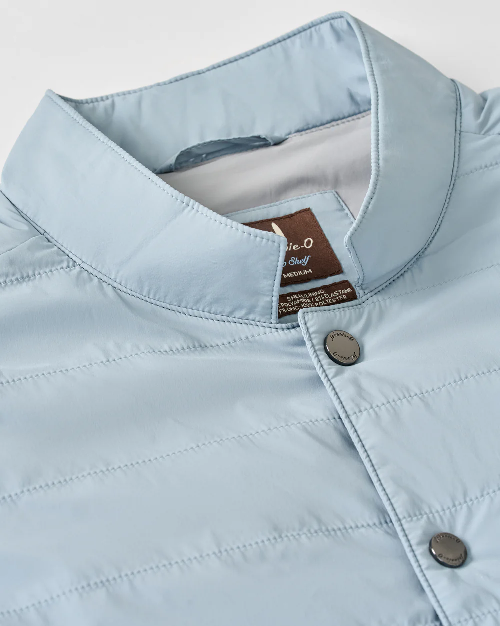 Bauer Snap Front Quilted Vest - Steel Blue