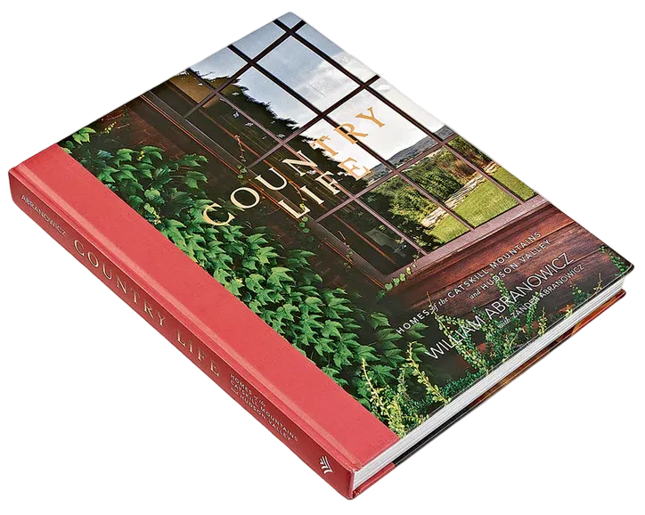 A hardcover book titled 'Country Life' by William F. Beyer, photographed at an angle on a solid light gray background.