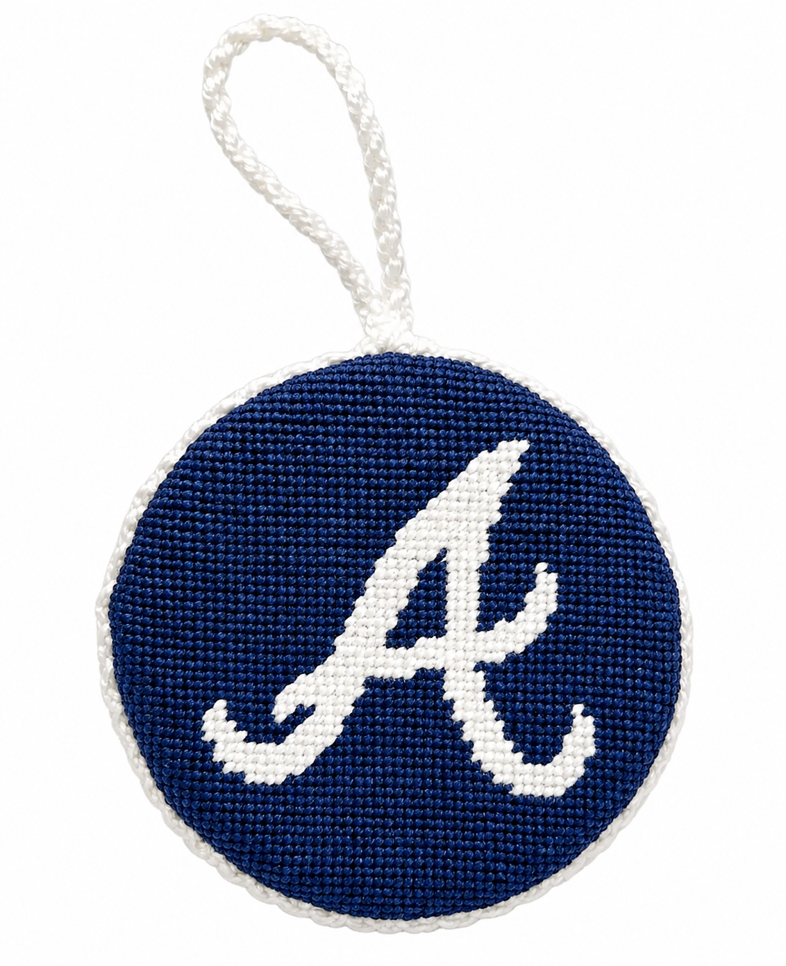 Atlanta Braves Needlepoint Ornament