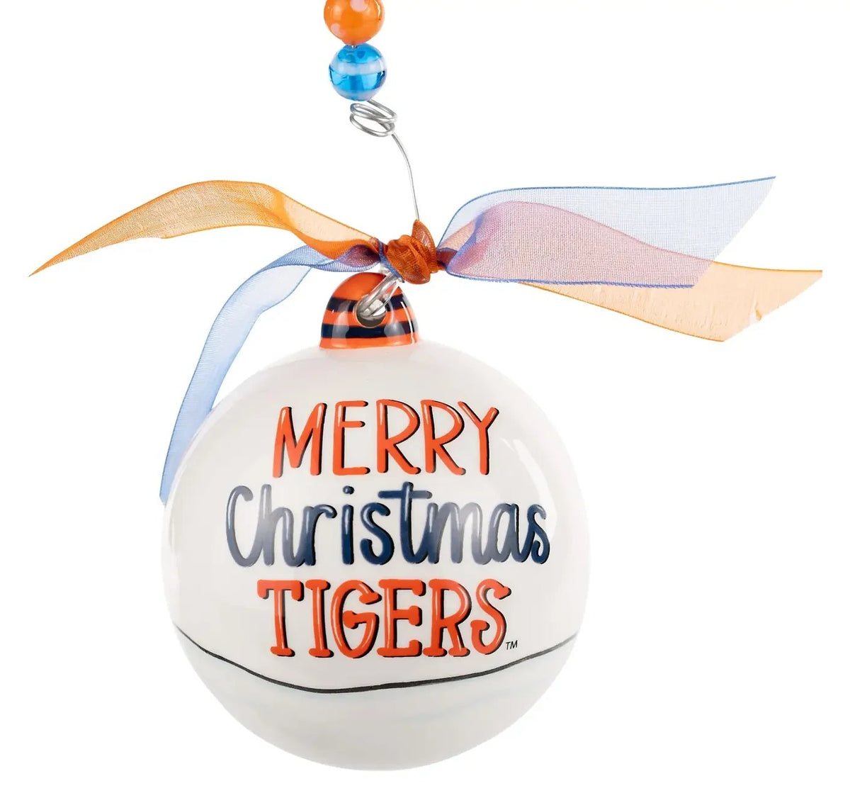 Auburn Santa Ornament