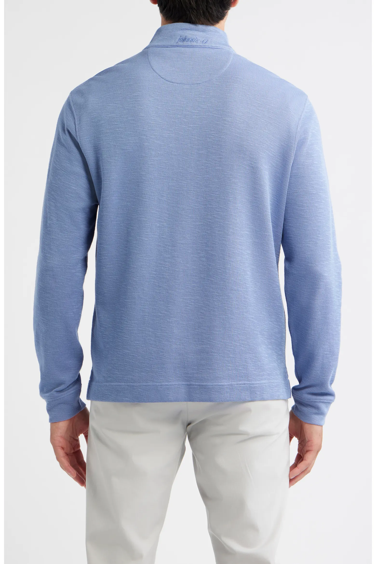 Flame Stitch Quarter Zip Pullover