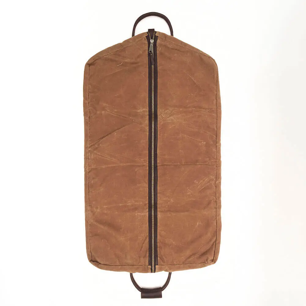 Campaign Waxed Canvas Garment Bag