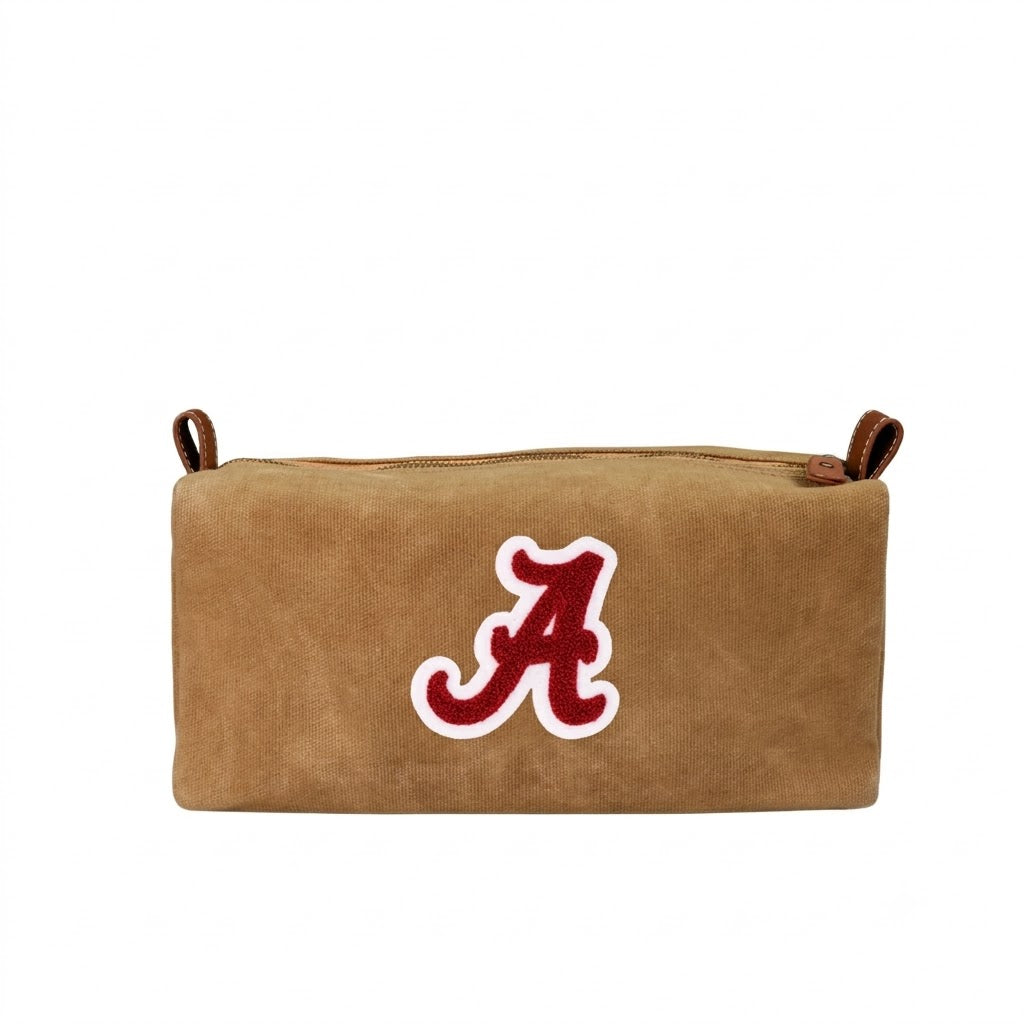 Alabama Waxed Canvas Dopp Kit